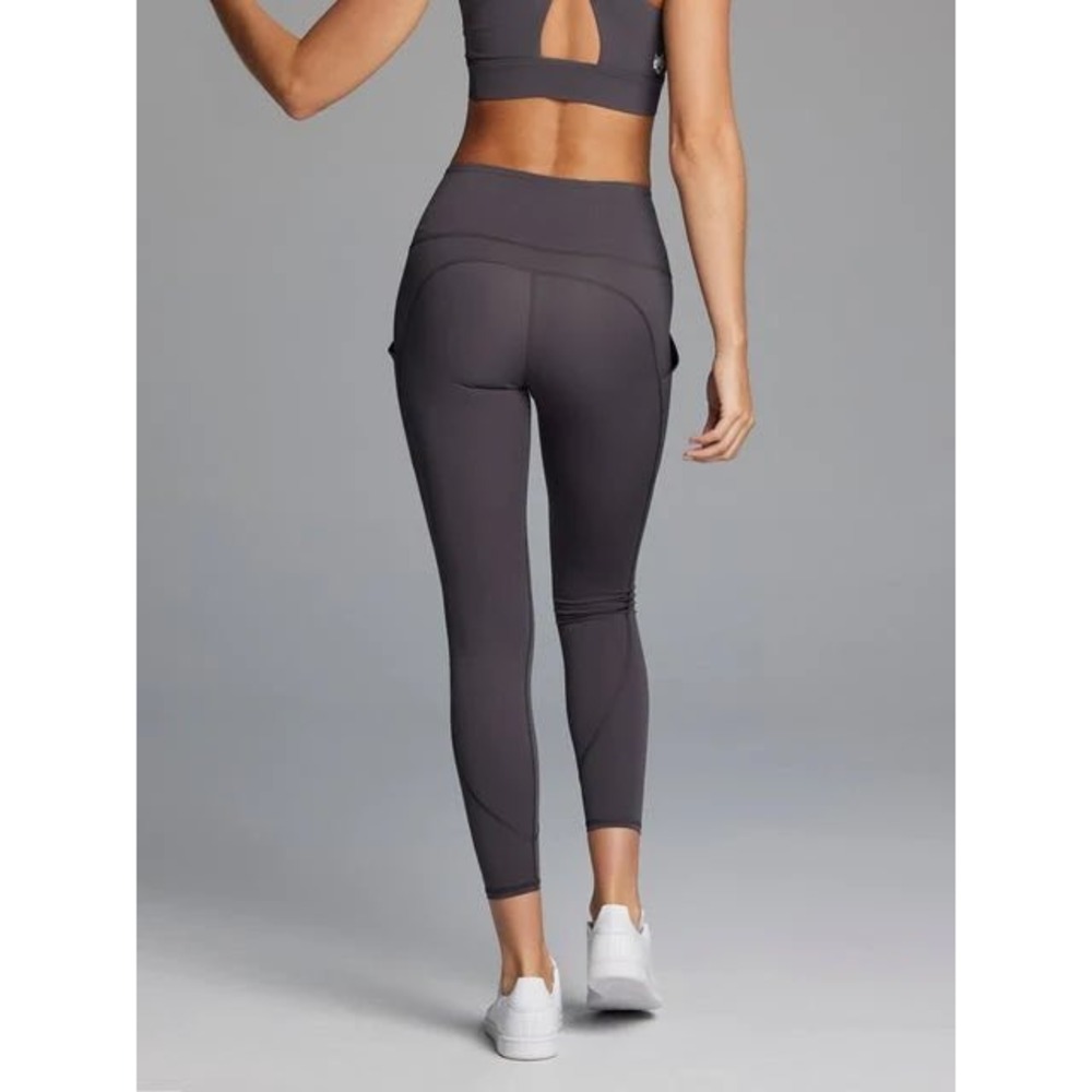 Greyson Soleil Legging Anthracite Gray Womens Small Pockets High Rise Golf
